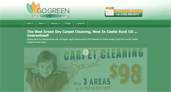 Desktop Screenshot of gogreendrycarpet.com